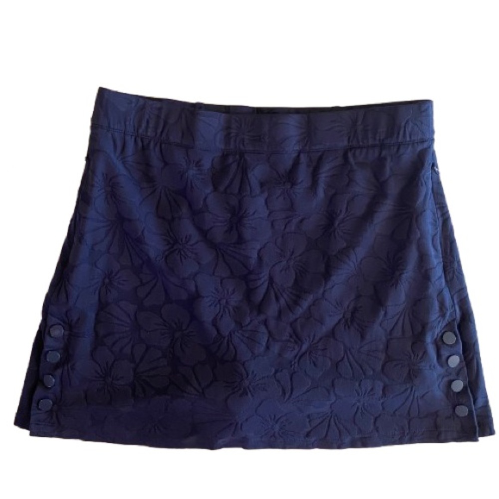 J. McLaughlin Women's Briana Skort Size M Palm Breeze Jacquard 16” Length Golf